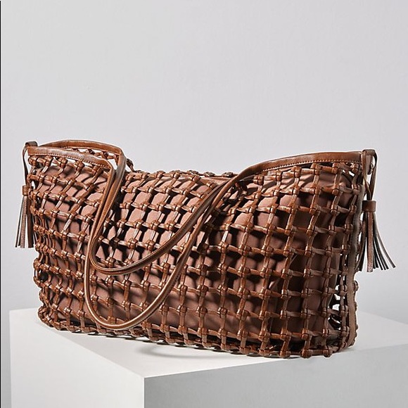 Anthropologie Handbags - ANTHROPOLOGIE Carson Woven Tote
